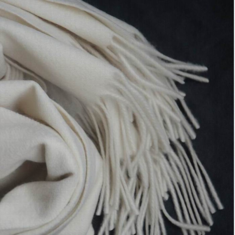 Pure Cashmere Scarves White Shawl Women Fashional Winter Scarf